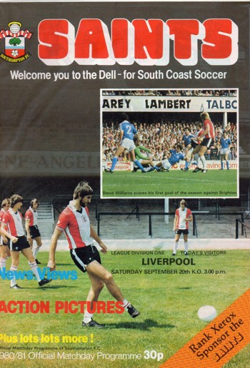 Match programme